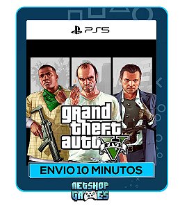 Gta 5 - Grand Theft Auto V - Edição Padrão - Ps5 - Mídia Digital