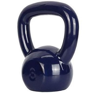 Kettlebell de 8kg Emborrachado da TURBO FITNESS