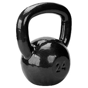 Kettlebell de 24kg Emborrachado da TURBO FITNESS