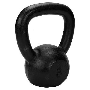 Kettlebell Emborrachado 8Kgs Crossfit Treinamento Funcional - 1 Fit