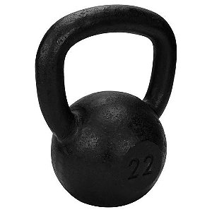 Kettlebell de 22kg de ferro da TURBO FITNESS