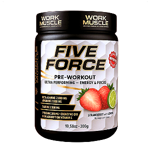 Pré Treino Five Force 300g Workmuscle