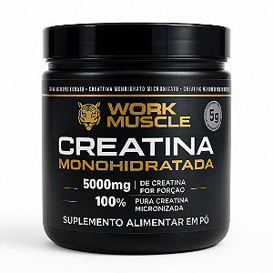 Creatina Monohidratada 100% Pura 300g Work Muscle
