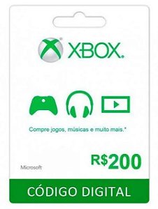 Card Xbox Live Credits - 200
