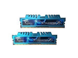 Memória G.Skill Ripjaws X 8GB (2x4GB) DDR3 1600MHz Azul - [RECONDICIONADO]