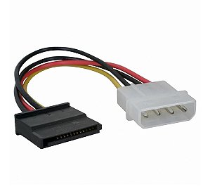 Cabo Adaptador Molex para SATA