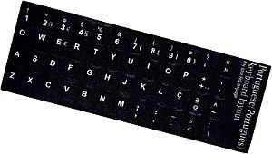 Adesivo para Teclas de Teclado Padrão ABNT 2