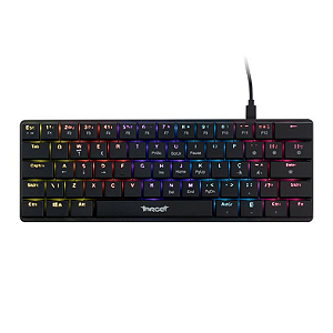 Teclado Mecanico TGT Sherman LP60 Rainbow Switch Azul