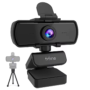 Webcam Fifine K420 2k 1440p com Microfone e Tripé