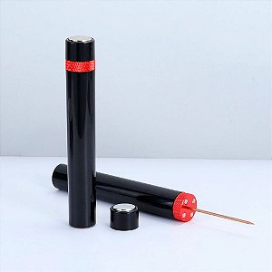 ABRIDOR DE VINHO PNEUMÁTICO PRETO E VERMELHO
