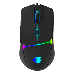 MOUSE GAMER FORTREK CRUSADER RGB RAINBOW 7200 DPI PRETO - [RECONDICIONADO]