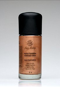 BASE PERFECT FOUNDATION ILLUMINATOR -COBERTURA LEVE - 30ml - HOSHI MAKEUP