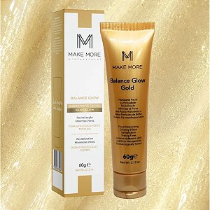 HIDRATANTE FACIAL BALANCE GLOW GOLD -  60g - MAKE MORE