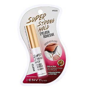 COLA PARA CÍLIOS SUPER FIXAÇÃO 48H INCOLOR - I-ENVY - KISS NY