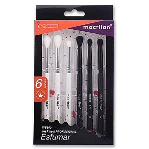 KIT DE PINCÉIS PARA ESFUMAR (WB800) - MACRILAN
