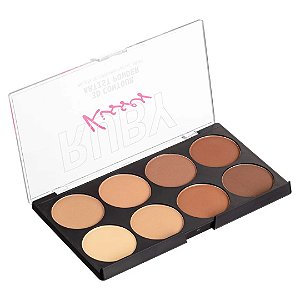 PALETA DE CONTORNO EM PÓ - 8 CORES - RUBY KISSES