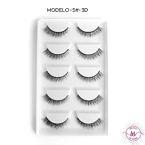 CARTELA DE CÍLIOS 3D - MODELO 5#