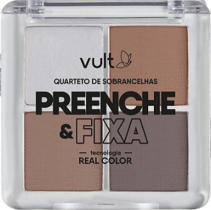 QUARTETO DE SOMBRAS PARA SOBRANCELHAS PREENCHE E FIXA - 5g - VULT