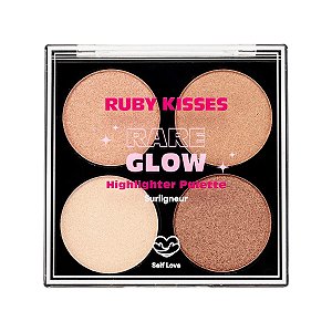 PALETA DE ILUMINADORES RARE GLOW - RUBY KISSES