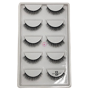 CARTELA DE CÍLIOS 4D - MODELO 02