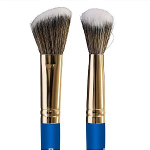 L28503- PINCEL CHANFRADO PARA BLUSH E CONTORNO - LULLY MAKEUP