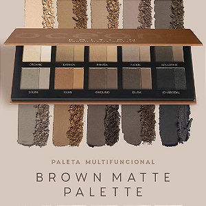 PALETA MULTIFUNCIONAL BROWN MATTE PALETTE - OCÉANE EDITION