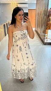 Vestido Longo Roma - Branco