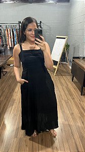 Vestido Longo Samy - Preto