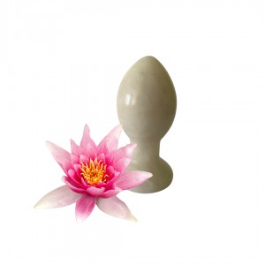 Plug íntimo de quartzo leitoso