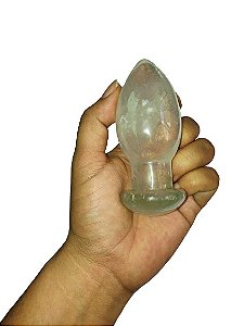 Plug íntimo de quartzo clear ou transparente