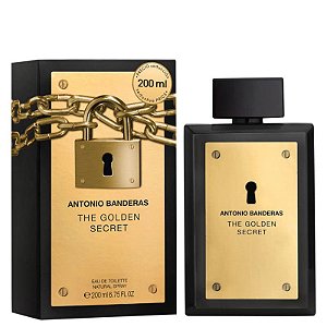 The Golden Secret Antonio Banderas - Perfume Masculino - Eau de Toilette - 200ml - Original