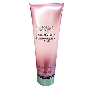Creme Hidratante Strawberries e Champagne Victoria Secret Original - 236 ml