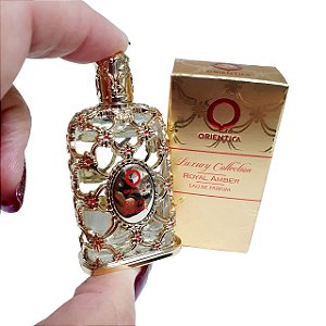 Miniatura Perfume Orientica Luxury Collection Royal Amber EDP 7,5ml - Unisex - Original