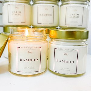 Vela Aromática Aroma Bamboo 180gr.