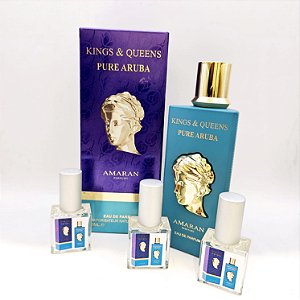 1024 - Decant 9ml Original - Amaran Kings & Queens - Pure Aruba - Perfume Feminino - EAU de Parfum