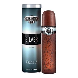 Cuba Perfume Silver 100ml Original-Silver Scent