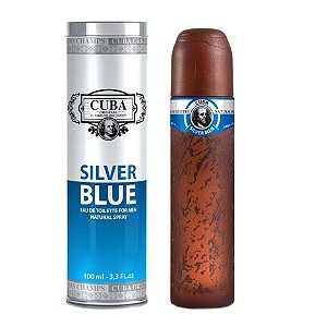 Cuba Perfume Silver Blue For Men - Eau De Toilette 100ml