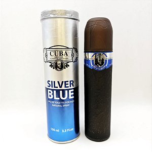 Cuba Perfume Silver Blue For Men - Eau De Toilette 100ml