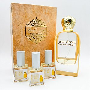 1056 - Decant 9ml Original - Oud Al Sabah - Khadlaj - Compartilhável - EAU de Parfum