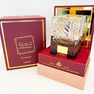 Perfume Khamrah Dukhan - Lattafa - Perfume Masculino - EAU de Parfum - 100ml