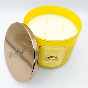 Vela Aromática Sugared Lemon Zest - Bath & Body Works - 411g