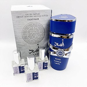 1348 - Decant 9ml Original - Asad Zanzibar - Lattafa - Perfume Masculino - EAU de Parfum