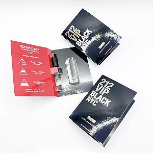 Flaconete 212 Vip Black NYC Elixir - Carolina Herrera - Eau de Parfum Elixir - Perfume Masculino - 1.5ml - Original