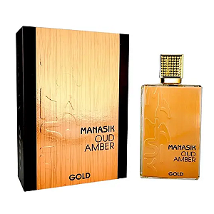 Perfume Oud Amber Gold - Manasik - Perfume Unissex - 100ml