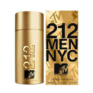 Perfume 212 Men Nyc Mtv - Carolina Herrera - Perfume Masculino- Eau de Toilette - 100ml