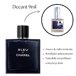 2003 - Decant 9ml Bleu - Chanel - Perfume Masculino - Eau de Parfum