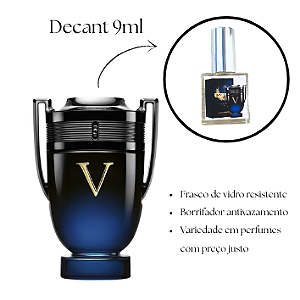 2006 - Decant 9ml Invictus Victory Elixir - Paco Rabanne - Perfume Masculino - Eau de Parfum Intense