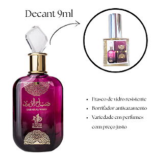 2012 - Decant 9ml Sabah Al Ward - Al Wataniah - Perfume Feminino - Eau de Parfum