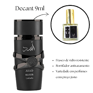 2013 - Decant 9ml Asad Elixir - Lattafa - Perfume Masculino - Eau de Parfum