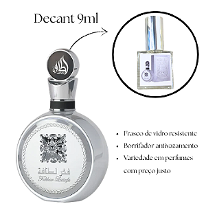 2017 - Decant 9ml Fakhar Platin - Lattafa - Perfume Unissex - Eau de Parfum